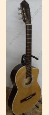 Guitarra Fileteada modelo con curva MDF imagen 3